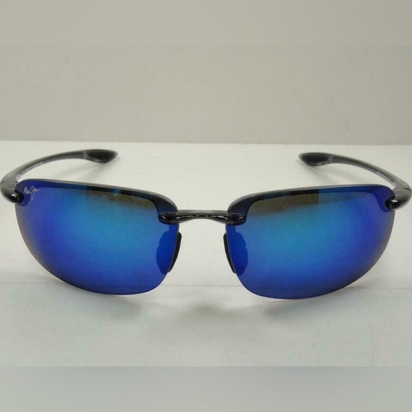 ✅New Maui Jim Ho’okipa Sport 407 Sunglasses Blue Hawaii - Picture 3 of 6